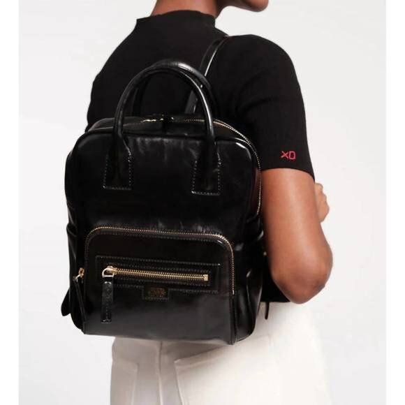 Frances Valentine Small Casey Backpack ~ Black main image 7